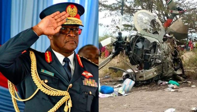 Kenyas military chief killed in helicopter crash