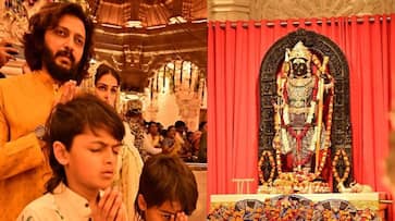 Riteish Deshmukh, Genelia D'Souza visits Ayodhya's Ram Mandir with children - PICTURES ATG