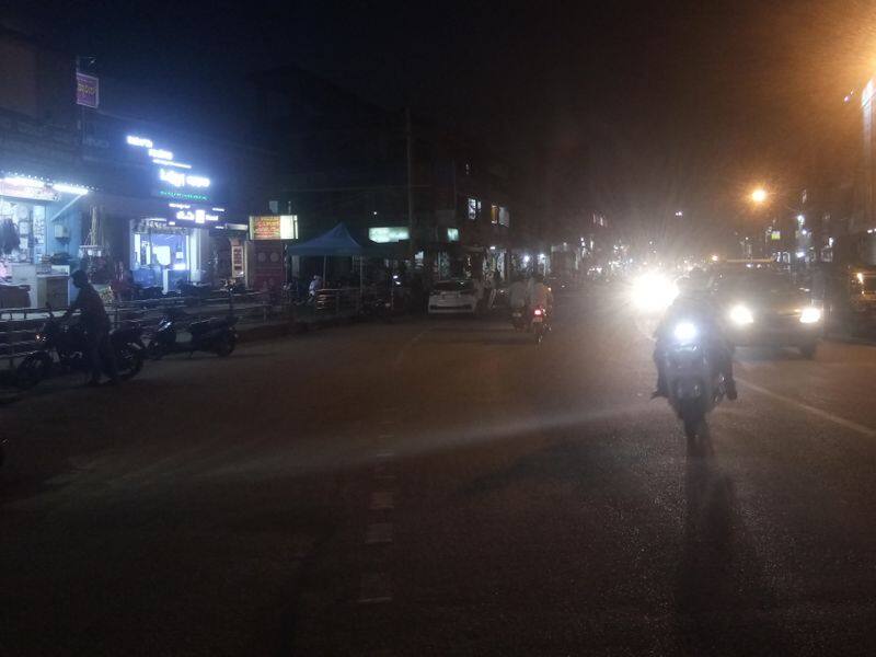 Tipaturu Lakhs OF Money Spent  Street lights But No  Lights FOr People snr 