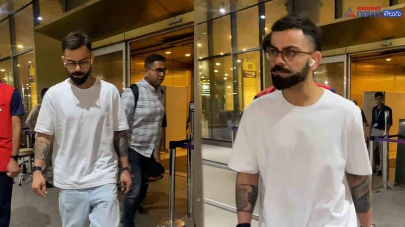 Virat Kohli spotted at airport