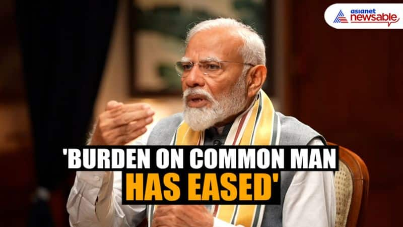 Narendra Modi EXCLUSIVE interview! 'The burden on common man has reduced today'