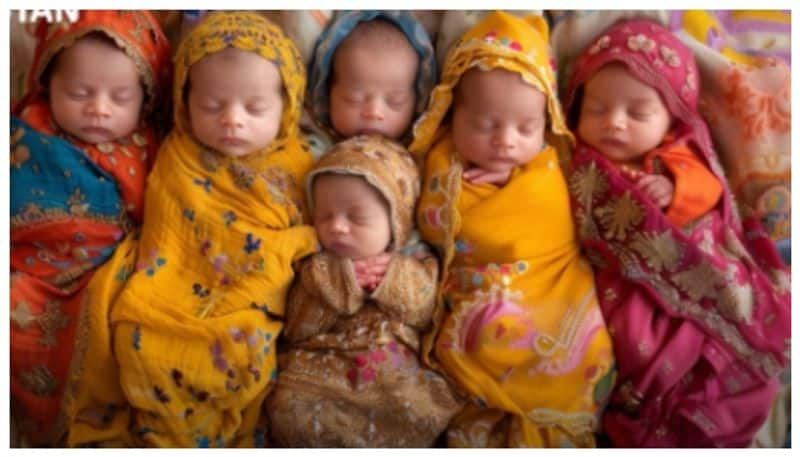 27 year old woman gives birth to six children in less than an hour in Pakistan