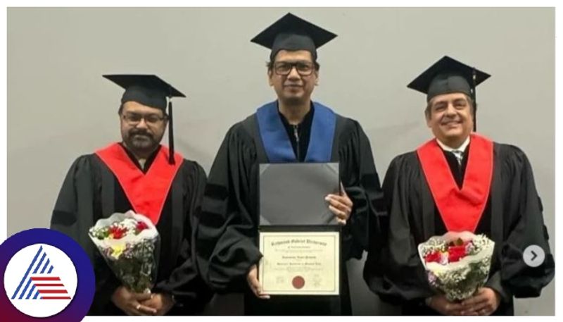 Singer Vijay Prakash receives honorary doctorate in musical arts at Toronto from Richmond Gabriel University srb