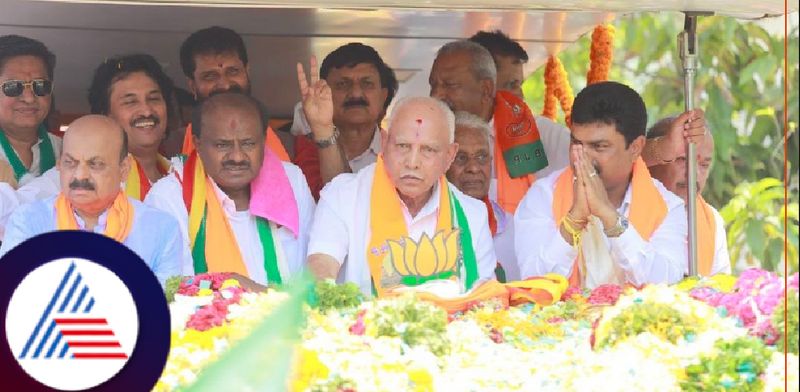 Lok sabha polls 2024 Karnataka former CM BS Yadiyurappa election campaigning at shivamogga rav