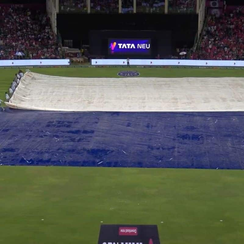 Rajasthan Royals and Mumbai Indians 38th IPL 2024 Match was stopped due to rain at Sawai Mansingh Stadium rsk 