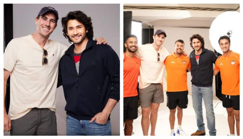 Mahesh Babu meets Sunrisers Hyderabad captain Pat Cummins; shares admiration for the Aussie cricketer; Read on ATG