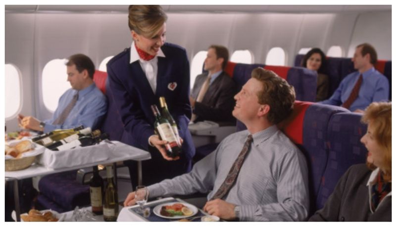 British passengers drink all the alcohol on board the plane at Half an hour of after departure