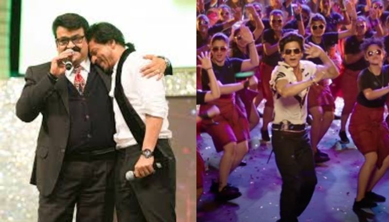 actor shah rukh khan praises mohanlal for his jawan sidha banda song  dance 