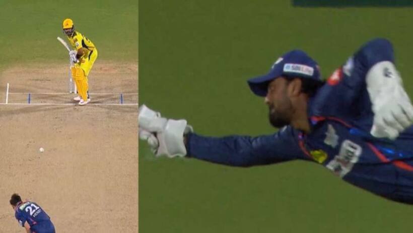 KL Rahul : ఫ్లయింగ్ మ్యాన్.. క‌ళ్లుచెదిరే సూప‌ర్ క్యాచ్ ప‌ట్టిన కేఎల్ రాహుల్.. వీడియో