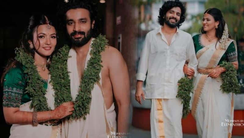 Deepak Parambol And Aparna Das Tie The Knot At Guruvayur Temple, Photos here Vin