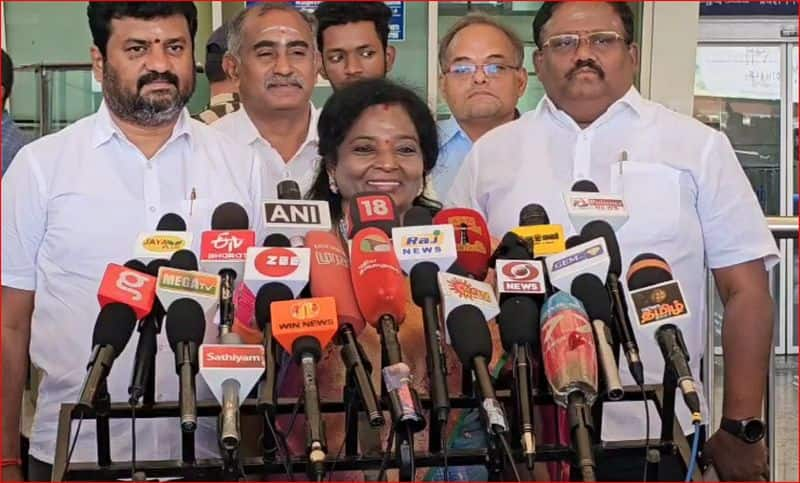 cm mk stalin Contempt the tamil people said former governor tamilisai soundararajan vel