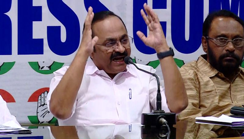 VD Satheesan says that the chief minister and the party secretary are contradicting each other  