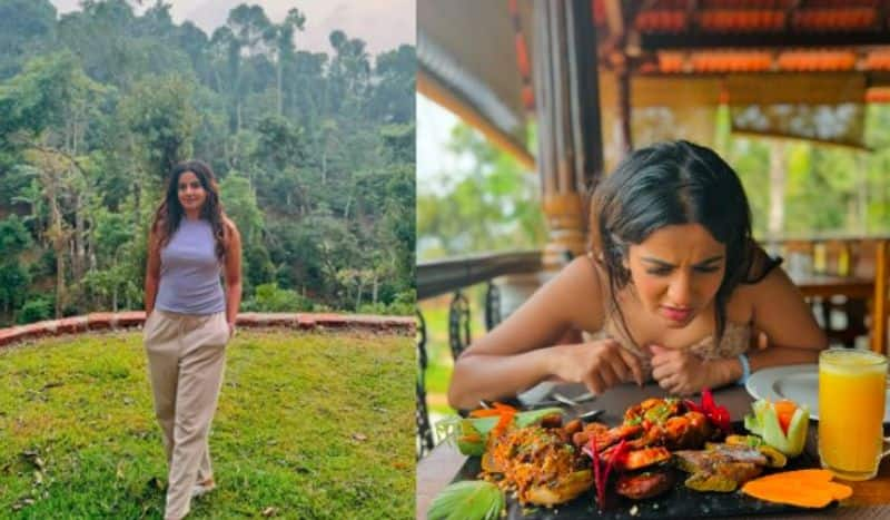 Serial Actress, Biggboss fame Namratha Gowda spends time in nature with Family Vin