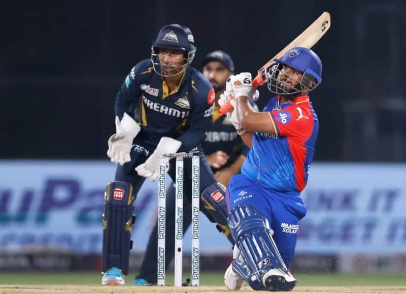 Rishabh Pant Hit 31 Runs in Final Over DC Scored 224 Runs against Gujarat Titans in 40th IPL 2024 Match rsk