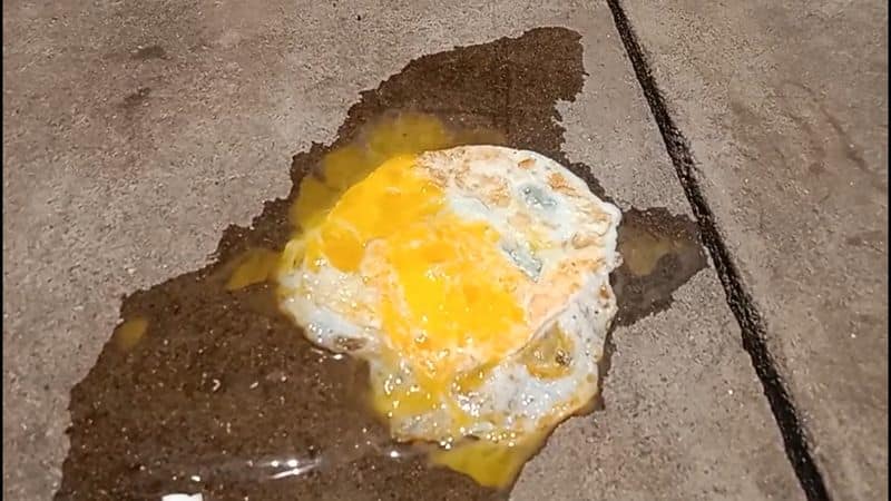 youngsters cook a egg while using sunlight in karur district vel