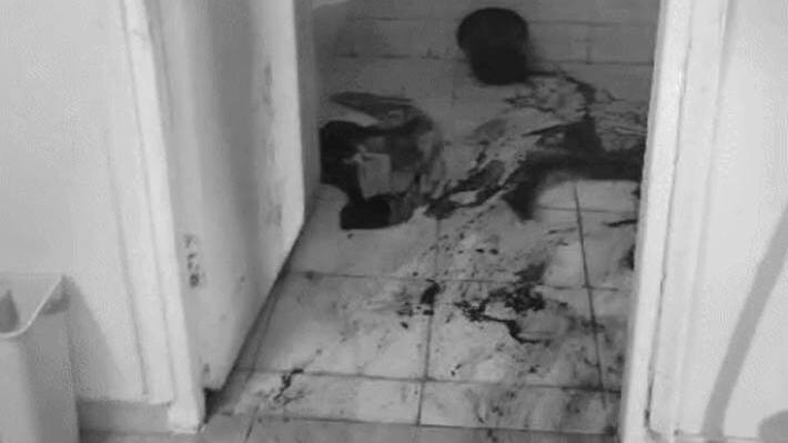 bodies of mother and daughter 