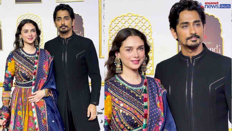 hero siddharth with aditi rao hydari