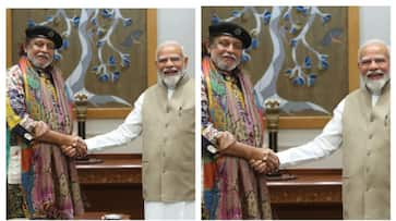 Mithun Chakraborty meets PM Narendra Modi post receiving Padma Bhushan award from President; pics go VIRAL ATG