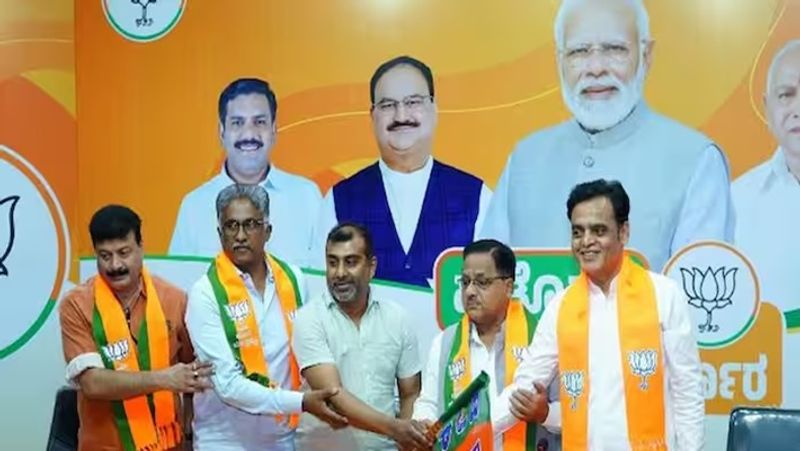 Karnataka congress man who walked with rahul gandhi entire bharat jodo yatra joined bjp smp