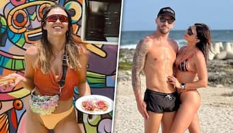 RCB skipper Faf du Plessis' wife Imari Visser share intimate moments of the couple