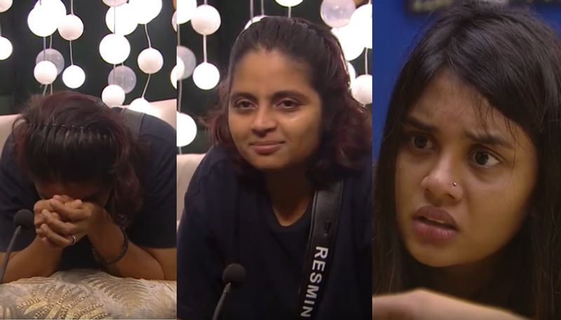 resmin bai emotionally down in bigg boss malayalam season 6 