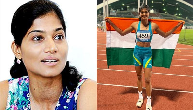 Pavana Nagaraj won Women Long Jump Gold Asian U20 Athletics Dubai san