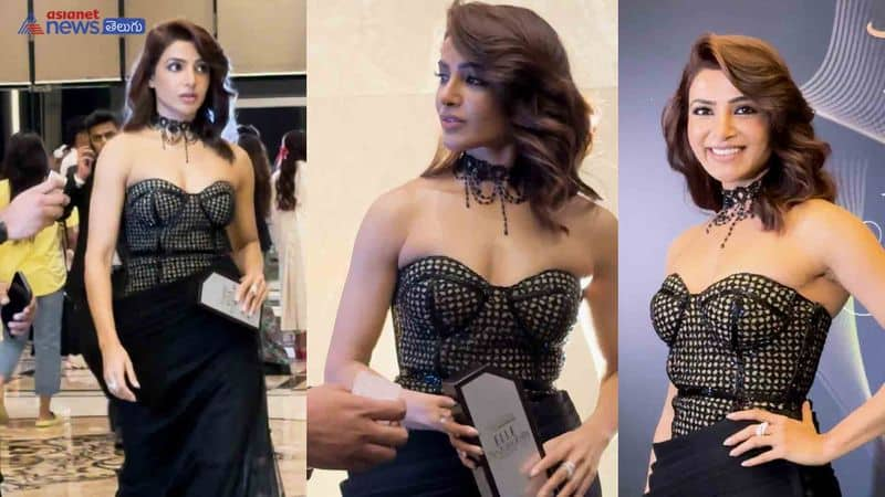 Samantha Looks stunning in Black dress