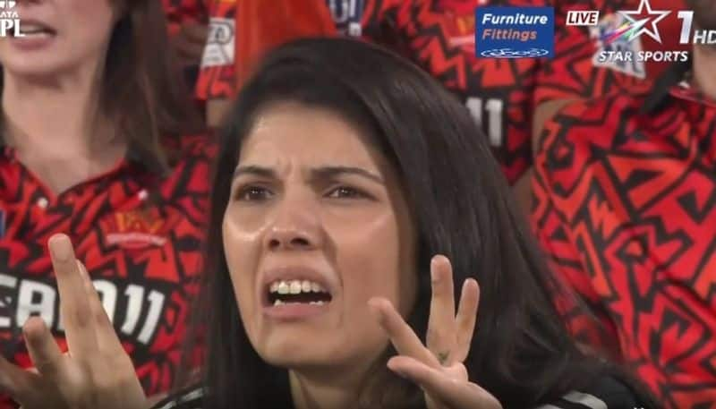 Kavya Maran Reaction During Sunrisers Hyderabad Loss vs RCB Sparks Meme Fest kvn