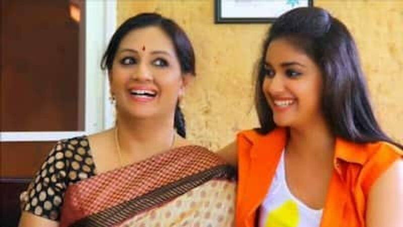 Actress Keerthy Suresh  mother has expressed her wish for BJP to come to power in Kerala KAK