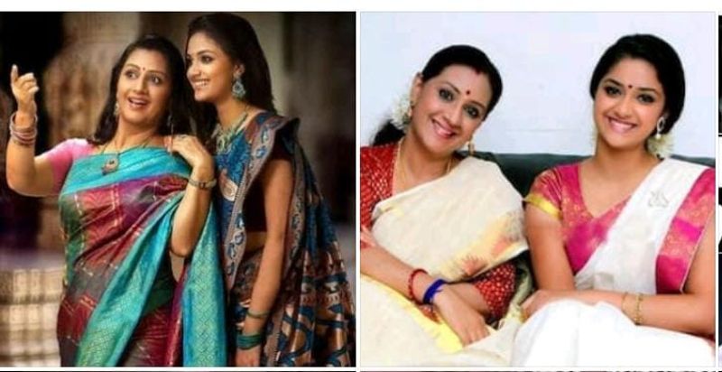 Actress Keerthy Suresh  mother has expressed her wish for BJP to come to power in Kerala KAK