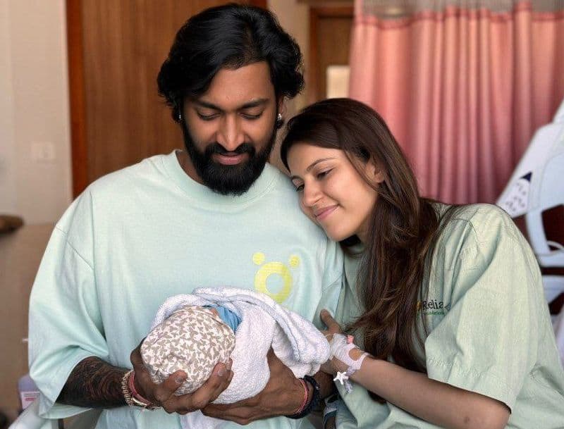 Krunal Pandya and Pankhuri Sharma couples blessed with their 2nd boy Baby Vayu rsk