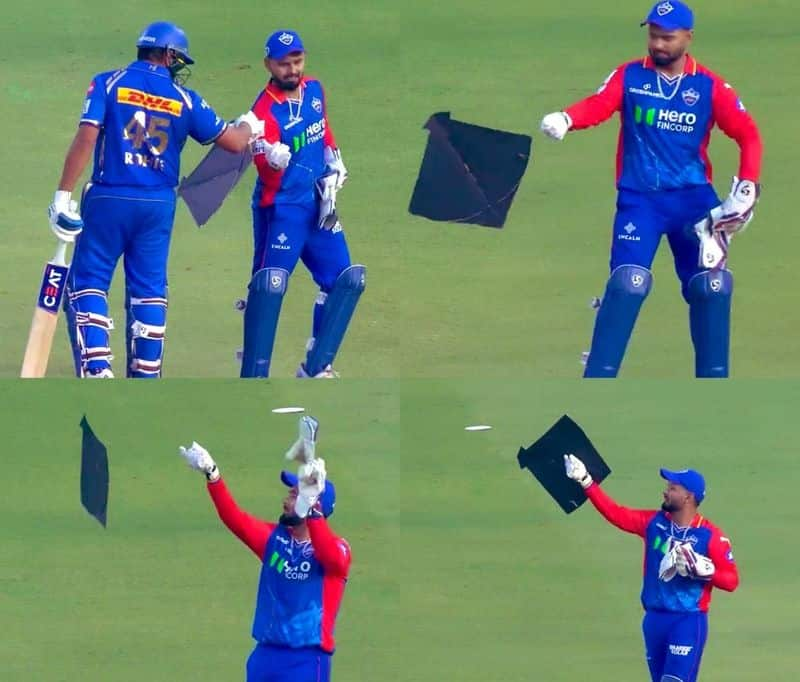 cricket IPL 2024, DC vs MI: Rohit Sharma gives Rishabh Pant a kite, here's what DC skipper does (WATCH) osf