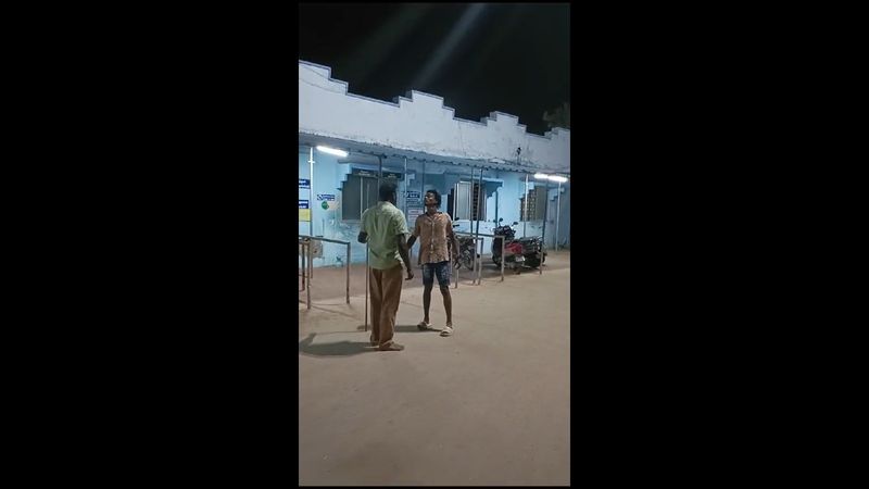 The video of the youths who had a drunken argument at Tiruvarur Government Hospital went viral vel