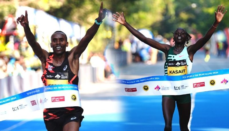 Lilian Kasait and Peter Mwaniki reign supreme at the TCS World 10K Bengaluru 2024 kvn