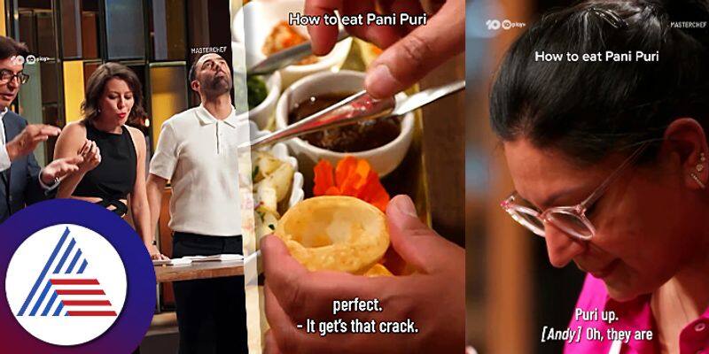 Masterchef Australia Contestant Shows Judges How Eat Pani Puri roo