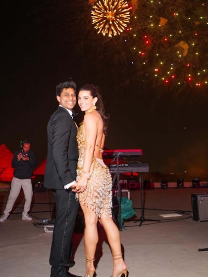Erika Hammond, Ankur Jain wedding