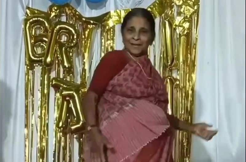 Elderly women dances for a romantic Tamil song goes viral