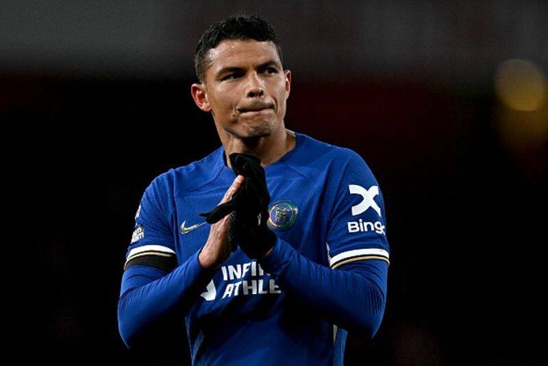 football 'Once a blue, always a blue': Thiago Silva sends message to fans after confirming Chelsea exit (WATCH) snt