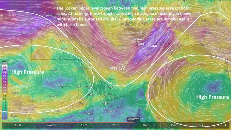 UAE Bahrain Doha and Riyadh to witness heavy rain once again:  Tamil Nadu Weatherman sgb