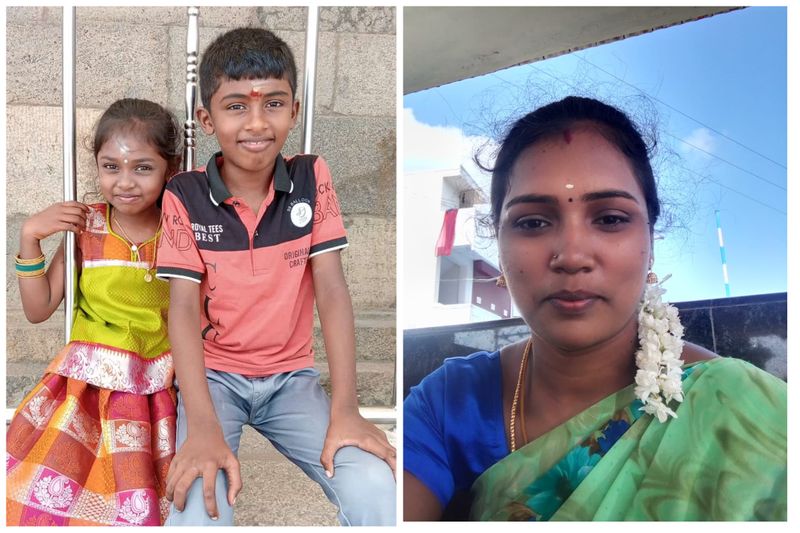 2 child and mother drowned well and death in vellore district vel