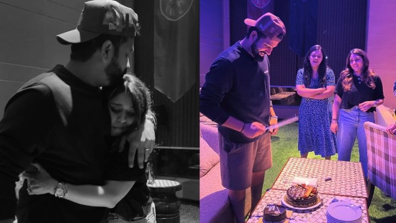 cricket Happy Birthday Rohit Sharma: Hitman cuts cake with wife Ritika Sajdeh, MI stars; WATCH viral video osf