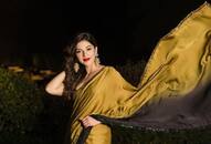 Mehreen Pirzada latest saree 2024 zkamn