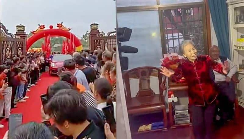 86 year old in china marry his first love 