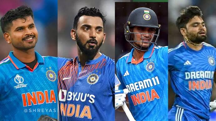 KL Rahul, Shreyas Iyer, Shubman Gill, Rinku Singh