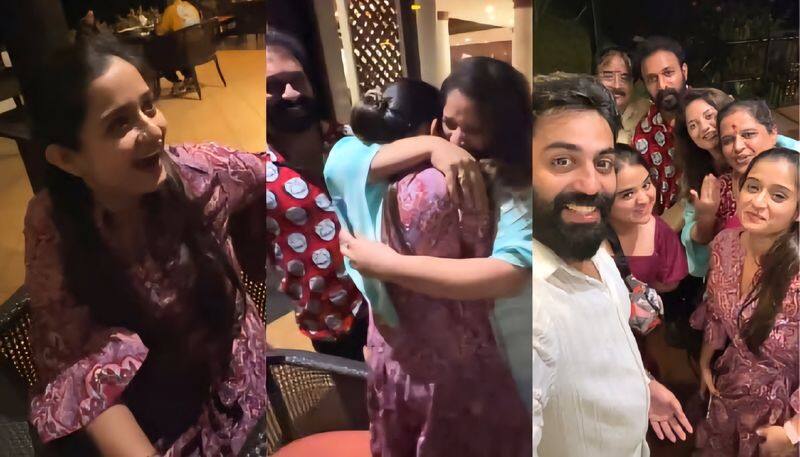 govind padmasoorya surprise gift to his wife gopika anil in her birthday 