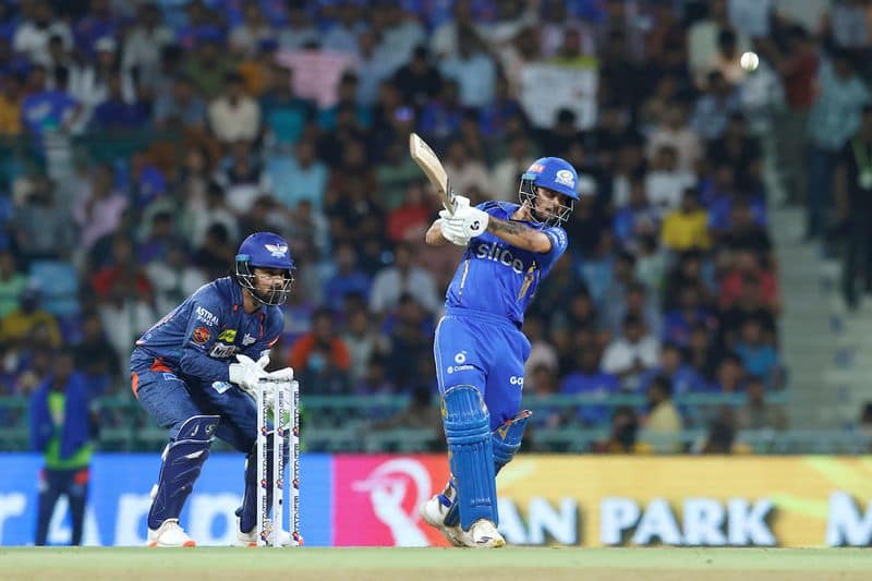 Mumbai Indians Scored 144 Runs against Lucknow Super Giants in 48th IPL 2024 Match at Ekana Stadium