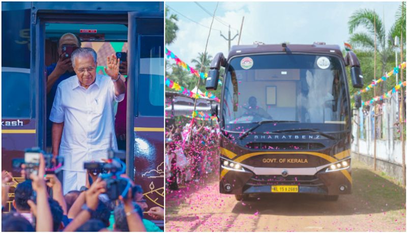 This is the changes in Nava Kerala bus before entering in public transport 