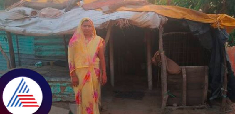 Malli Grama panchayat memberr live in hut at kalaburagi rav