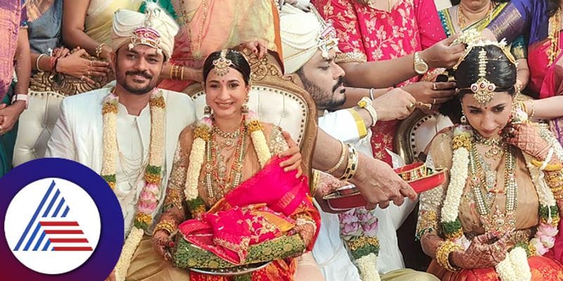 Kannada actress Manvitha Harish Arun Kumar ties knot in hometown vcs