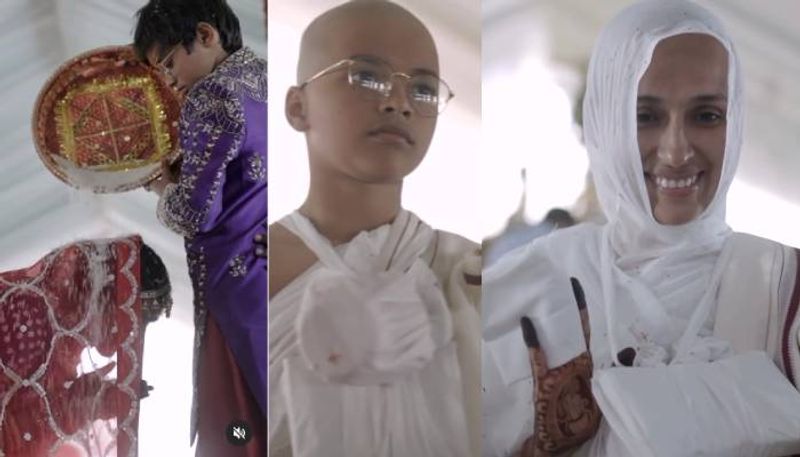 businessmans wife and 11 year old son from bengaluru to become jain monks 